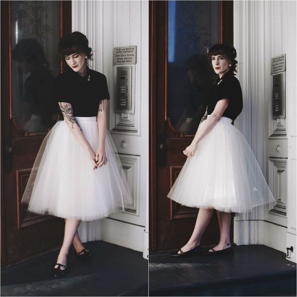 Alexandra Grecco Dresses & Skirts - Alexandra Grecco Tulle midi skirt